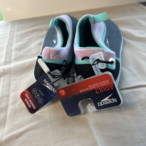 Speedo Women'sAquaskimmer Water Aqua Shoes Quick Drying Breathable, Gray, L - Picture 3 of 5